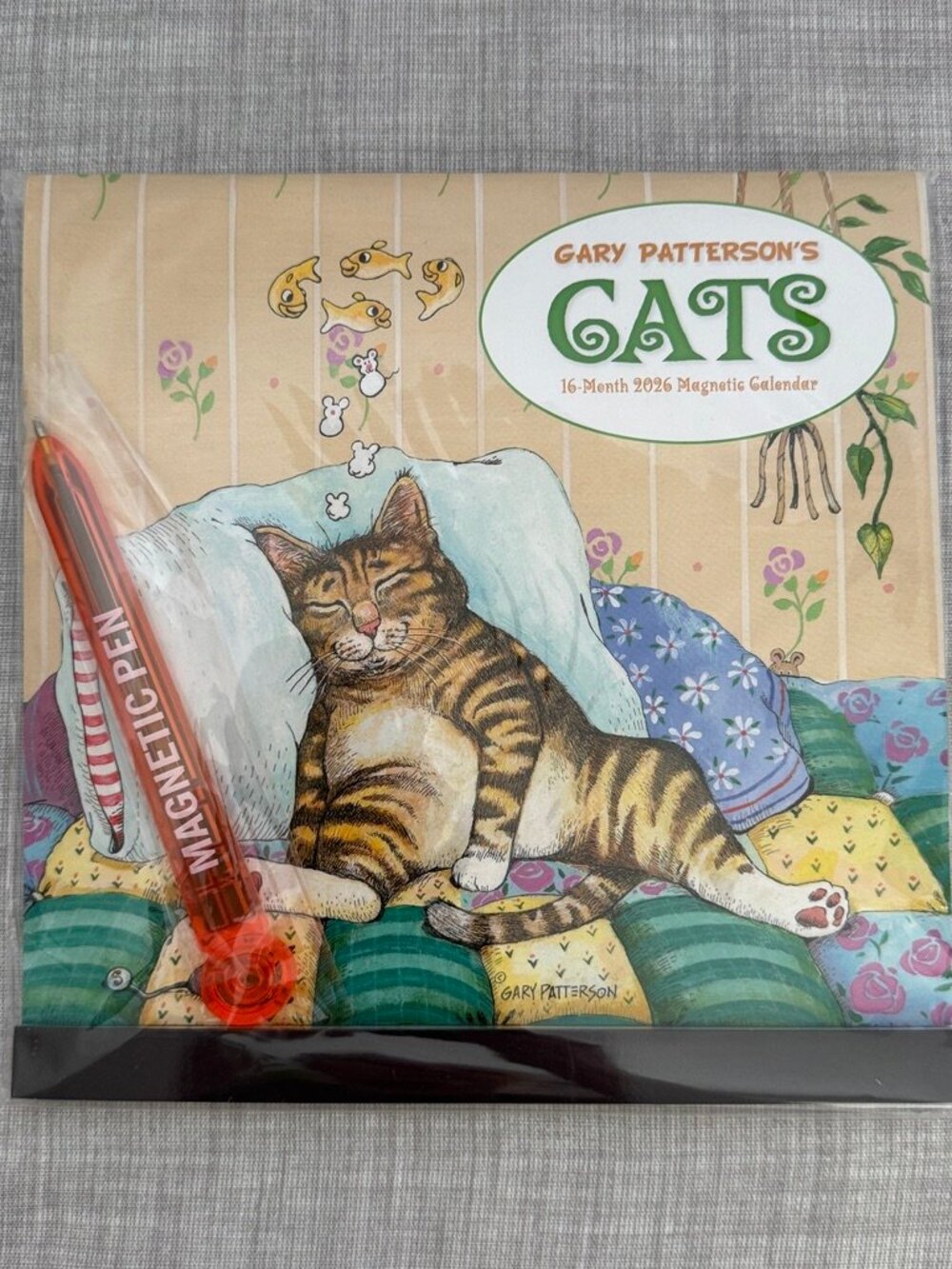 Gary Patterson Cats 2026 Magnetic Calendar Cat Lover Kitten Art Cozy Chaos Vibes